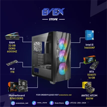 Diamond Build – i5 14600KF | RTX 5060Ti | 32GB RAM