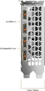 GeForce RTX 3050 Gigabyte 2 fan 6gb - Image 5