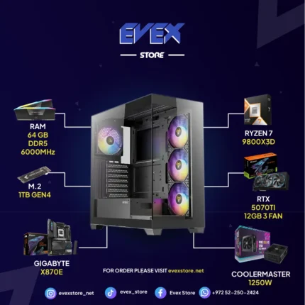 Royal Build – RYZEN 7 9800X3D | RTX 5070Ti | 64GB RAM