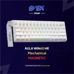 AULA WIN60 HE Mechanical Magnetic Keyboard White