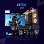 Evex Elite Gaming PC – Core i5 12400F | RTX 4060 8GB | 16GB RAM | 24" Curved 180Hz Monitor