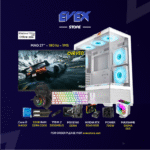 Evex Elite Gaming PC – Core i5 14400F | RTX 5060 8GB | 32GB RAM | 27" Curved 180Hz Monitor